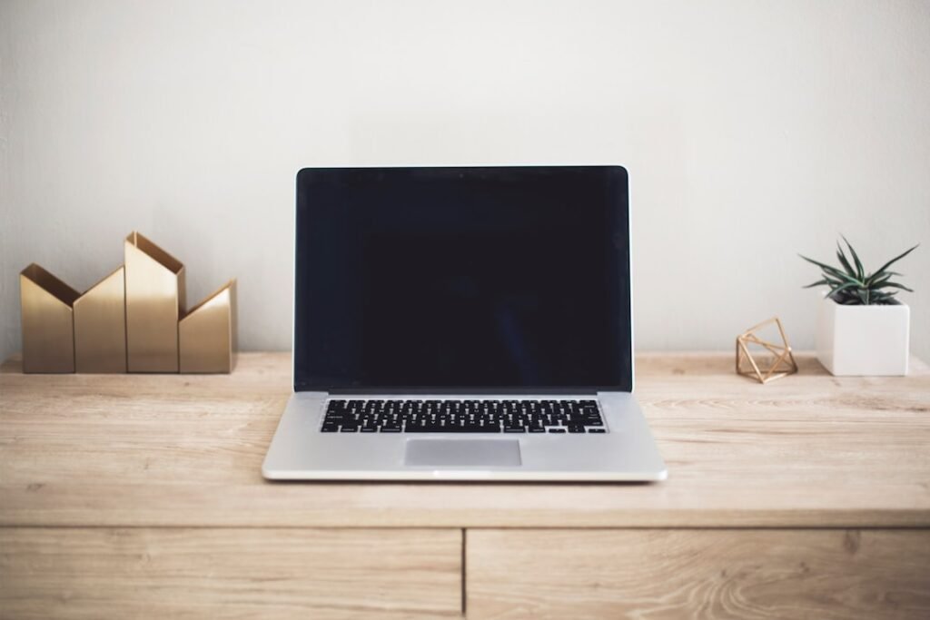 Lead Generation Blog - writing content on a laptop